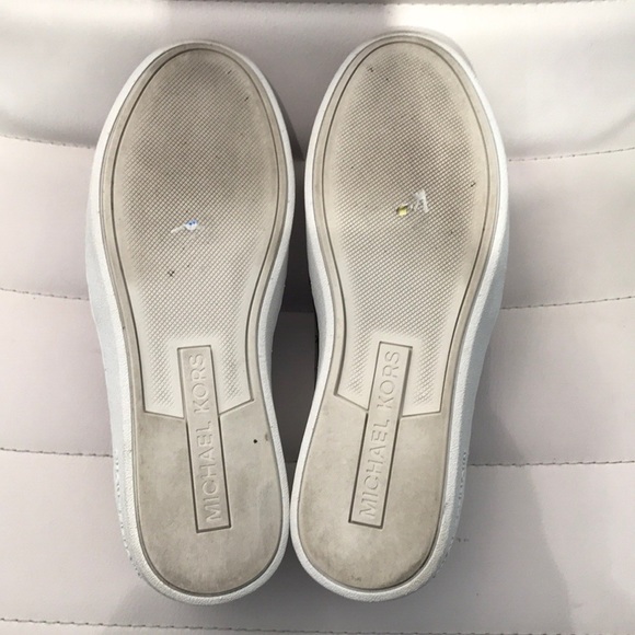 Michael Kors Keaton Leather Slip On Sneakers, 5.5 - Picture 4 of 9